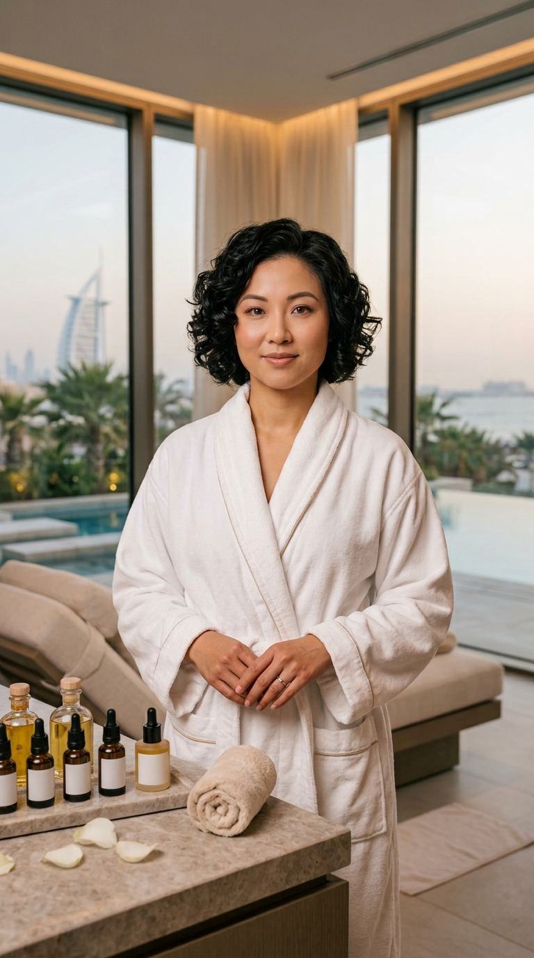 Portrait of Layla, spa and skin specialist