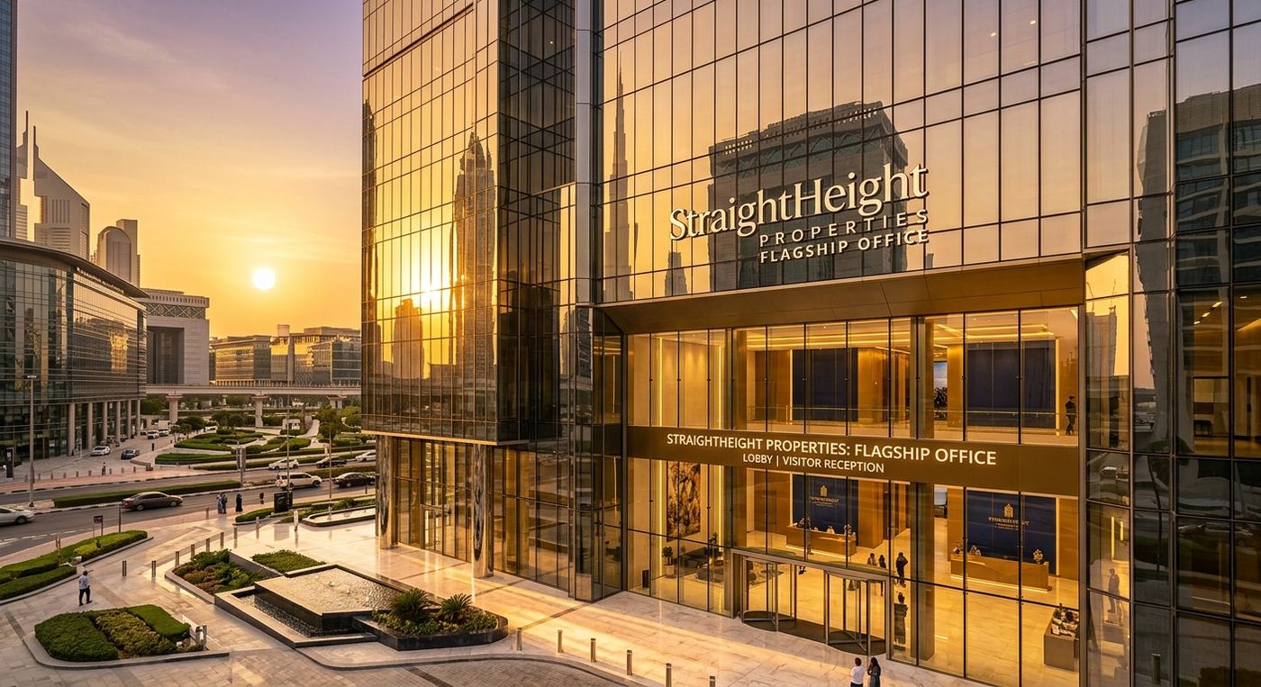 StraightHeight Properties flagship office overlooking Dubai
